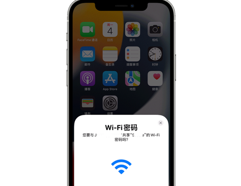 浩口原种场苹果15维修店分享iPhone15如何共享Wi-Fi密码 